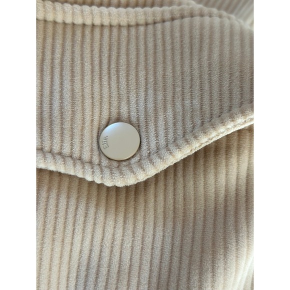 Tahari Cropped Corduroy Fleece Lined Jacket Sz large buttery soft - Picture 7 of 7